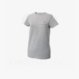 Camiseta Vivobarefoot Rapanui Deporte Hombre Gris | CL273ZD