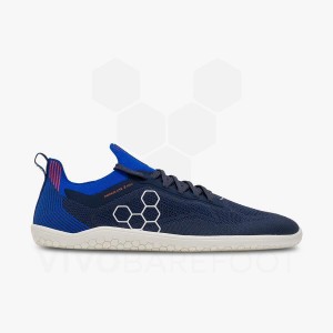 Zapatillas Running Carretera Vivobarefoot Primus Lite Knit Hombre Azul Marino | CL389NN