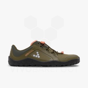 Zapatillas Trail Running Vivobarefoot Primus Trail III All Weather FG Mujer Verde Oliva Oscuro | CL205PV