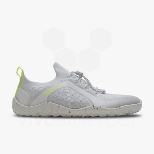 Zapatillas Trail Running Vivobarefoot Primus Trail Knit FG Mujer Blancas | CL203RX