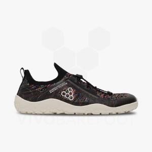 Zapatillas Trail Running Vivobarefoot Primus Trail Knit FG Hombre Negras | CL368IR