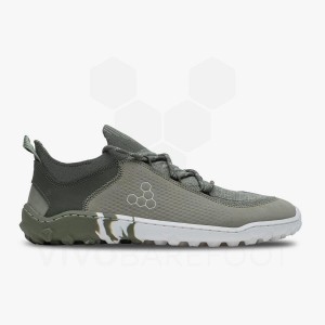 Zapatillas de Senderismo Vivobarefoot Tracker Decon Low FG2 Hombre Verde Oliva | CL423FU