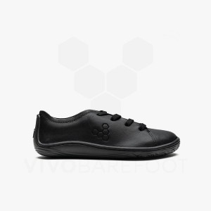 Zapatos Vivobarefoot Addis School Juniors Niños Negras | CL060EI