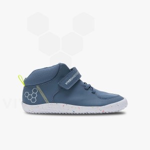 Zapatos Vivobarefoot Primus Ludo Hi Juniors Niños Indigo | CL027LQ