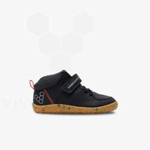 Zapatos Vivobarefoot Primus Ludo Hi Niños Obsidian | CL030IR