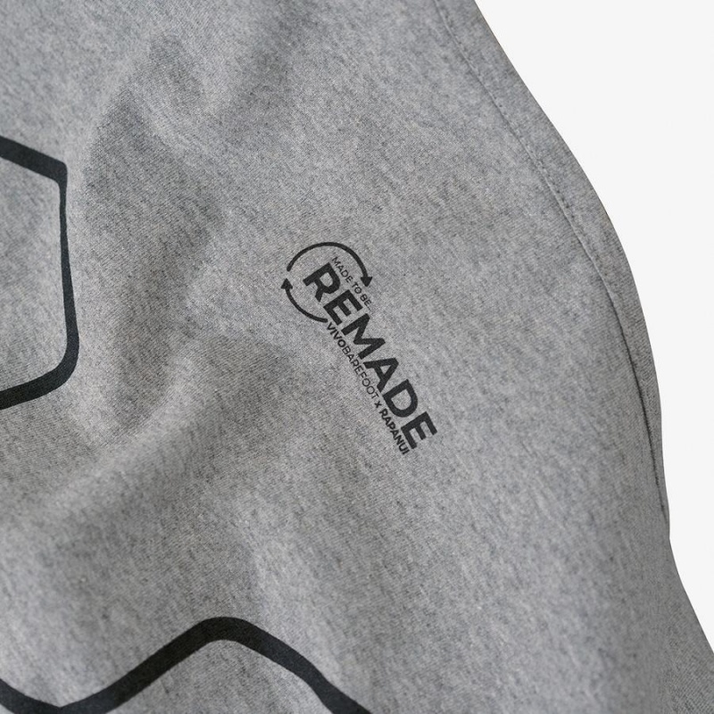 Camiseta Vivobarefoot Rapanui Deporte Hombre Gris | CL273ZD