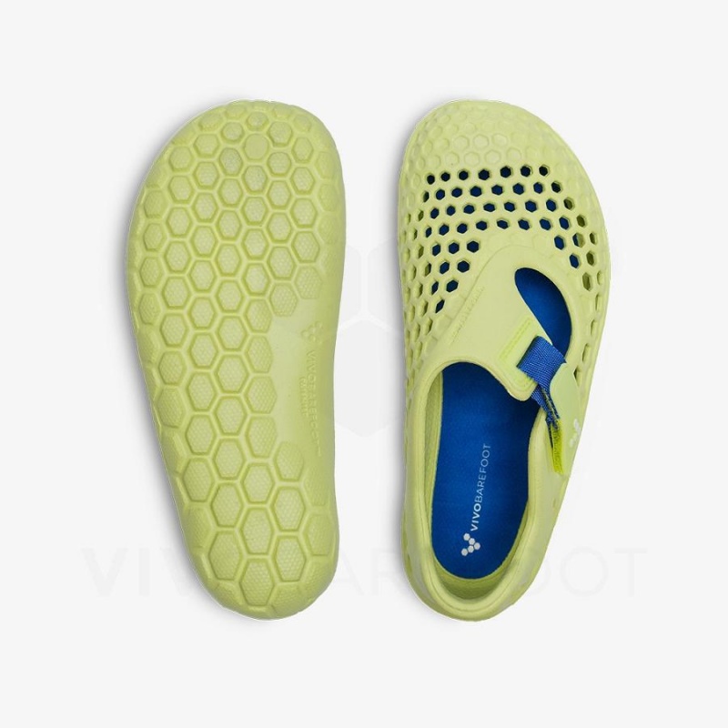 Sandalias Vivobarefoot Ultra Bloom Niños Verde Claro | CL005HT