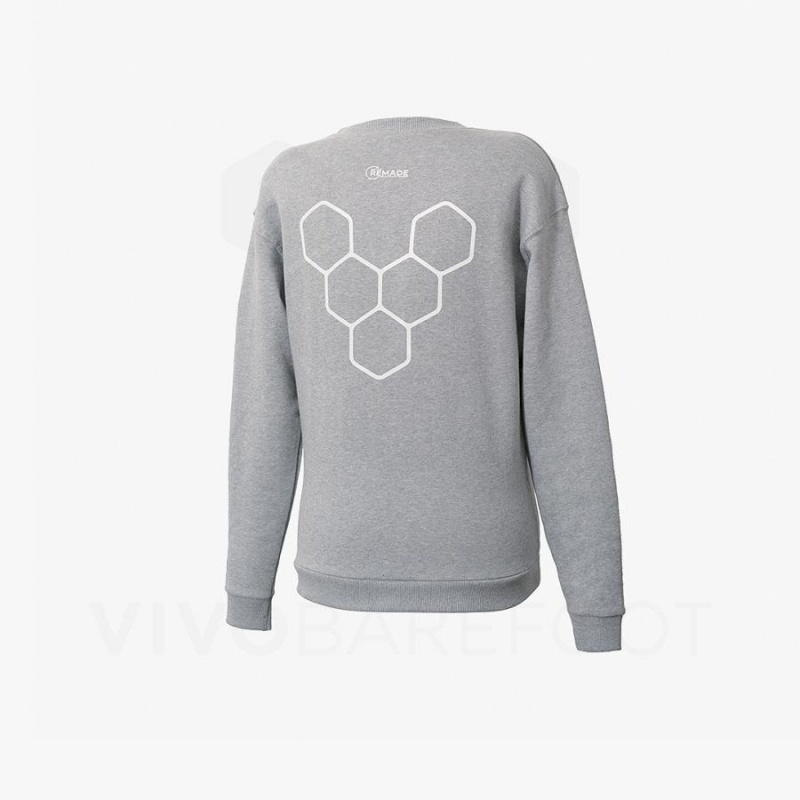 Sudadera Vivobarefoot Rapanui Deporte Hombre Gris | CL271BA