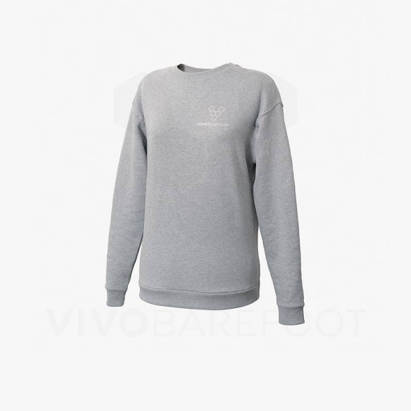 Sudadera Vivobarefoot Rapanui Deporte Hombre Gris | CL271BA