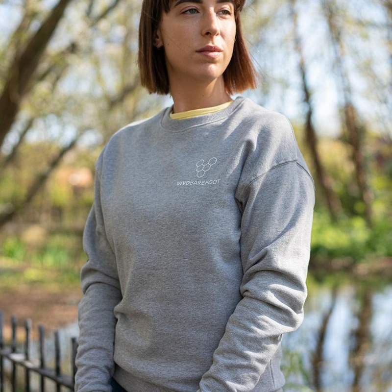 Sudadera Vivobarefoot Rapanui Deporte Mujer Gris | CL090AS