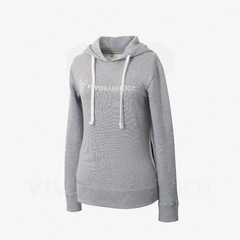 Sudadera con Capucha Vivobarefoot Rapanui Deporte Hombre Gris | CL270CP