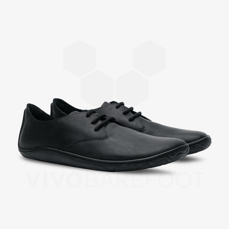 Zapatillas Lifestyle Vivobarefoot Addis Oxford Hombre Negras | CL297BA