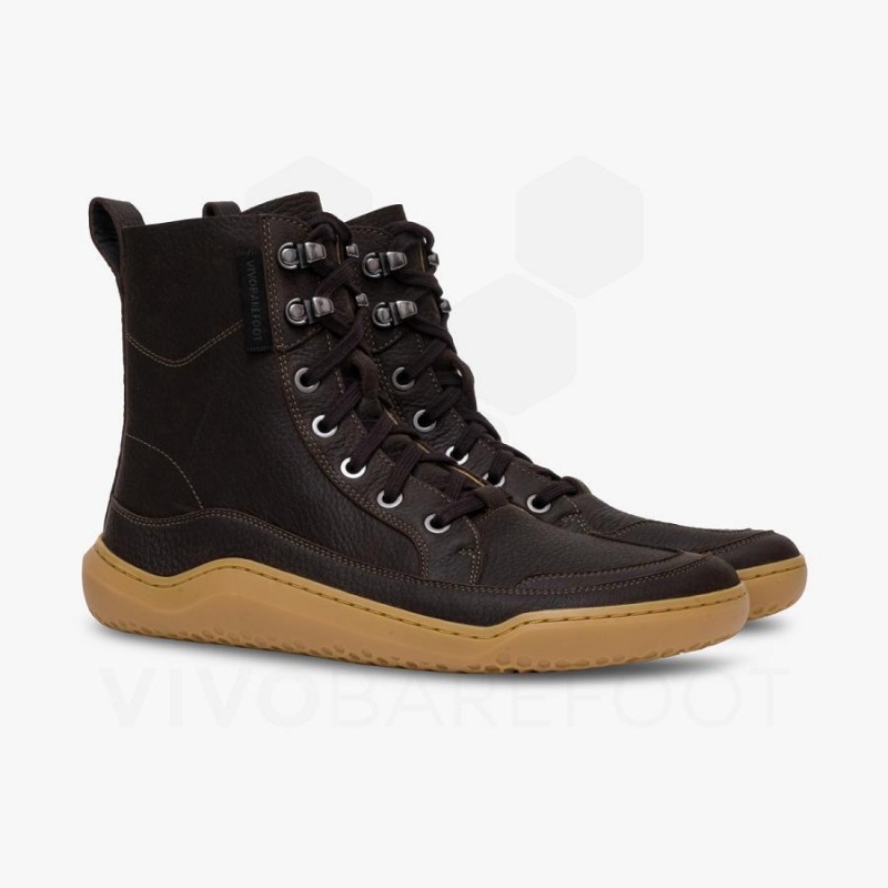 Zapatillas Lifestyle Vivobarefoot Gobi Boot Hombre Negras | CL320EI