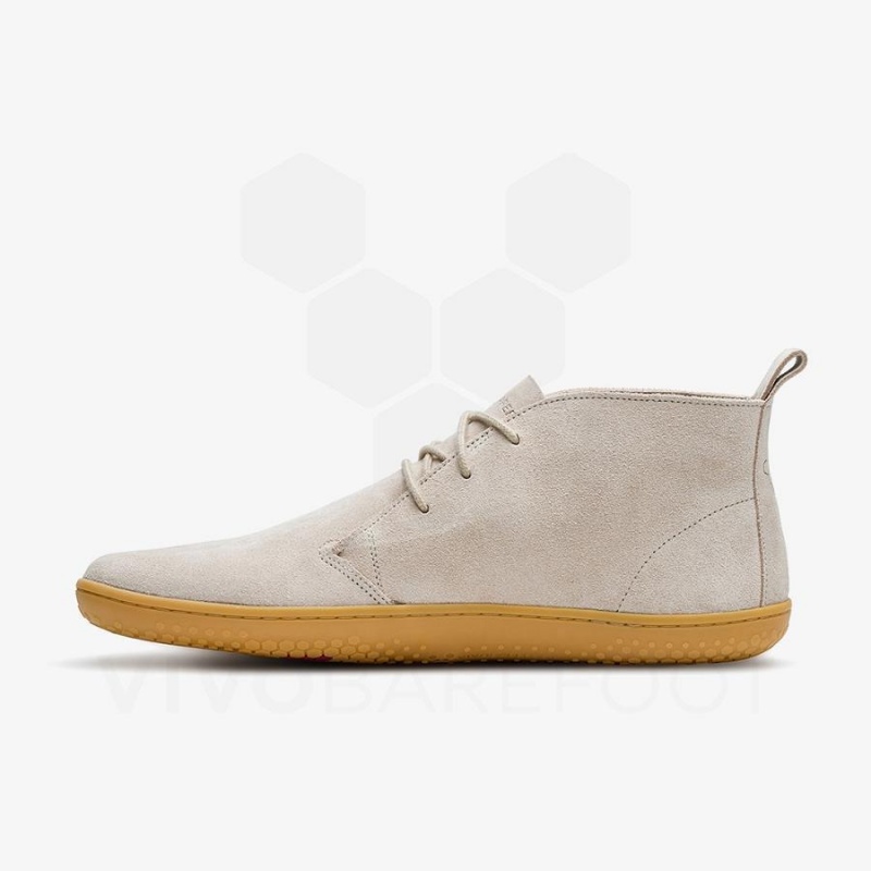 Zapatillas Lifestyle Vivobarefoot Gobi III Gamuza Hombre Beige | CL299ZD