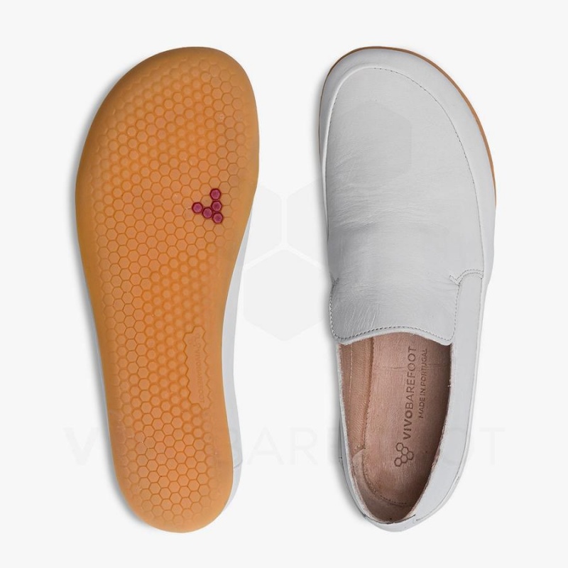 Zapatillas Lifestyle Vivobarefoot Opanka II Mujer Blancas | CL151RX