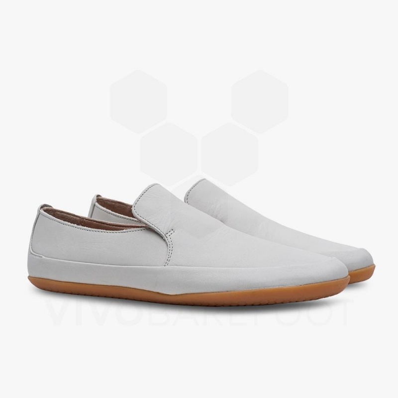 Zapatillas Lifestyle Vivobarefoot Opanka II Mujer Blancas | CL151RX