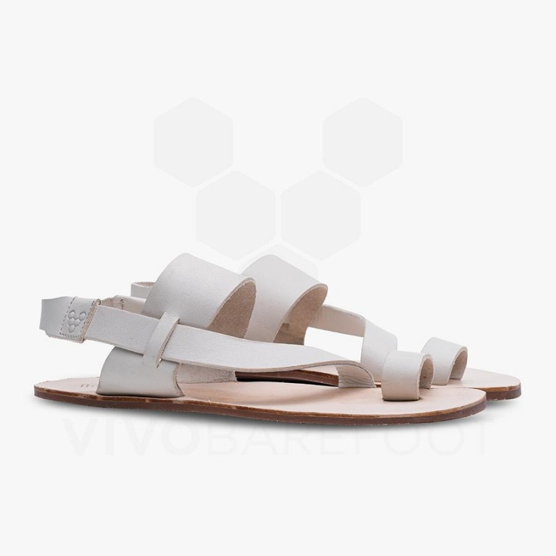 Zapatillas Lifestyle Vivobarefoot Opanka Sandal Mujer Blancas | CL133JE