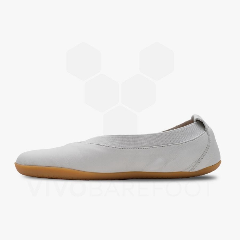 Zapatillas Lifestyle Vivobarefoot Opanka Ballerina Mujer Blancas | CL122UK