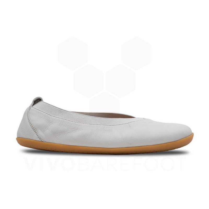 Zapatillas Lifestyle Vivobarefoot Opanka Ballerina Mujer Blancas | CL122UK