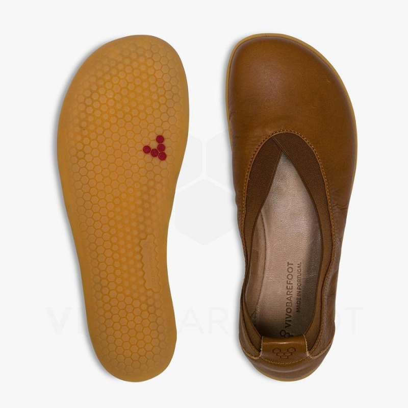 Zapatillas Lifestyle Vivobarefoot Opanka Ballerina Mujer Marrones | CL121VJ