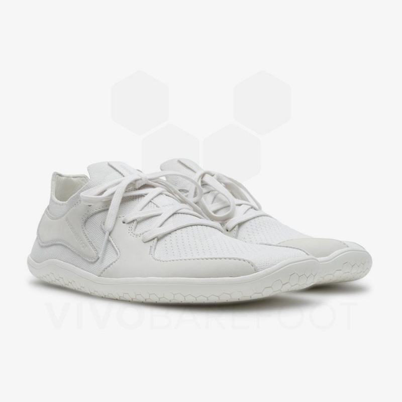 Zapatillas Lifestyle Vivobarefoot Primus Asana Hombre Blancas | CL308QC