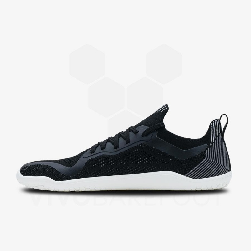 Zapatillas Running Carretera Vivobarefoot Primus Lite Knit Mujer Obsidian | CL217DO