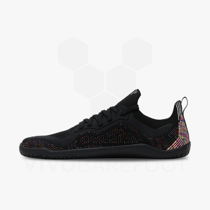 Zapatillas Running Carretera Vivobarefoot Primus Lite Knit Mujer Obsidian | CL213HT