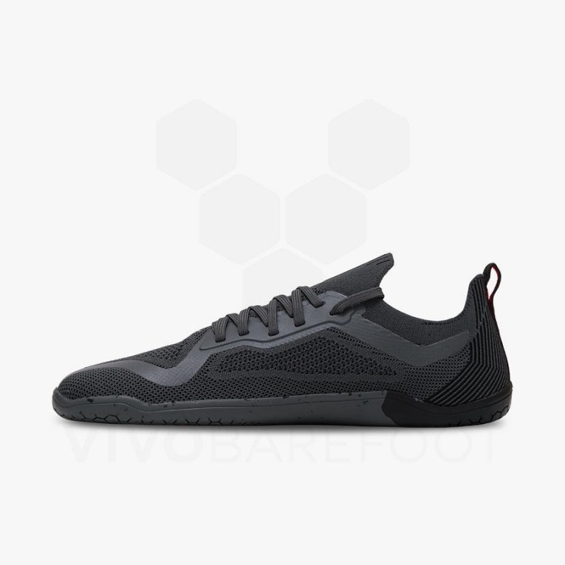 Zapatillas Running Carretera Vivobarefoot PREORDER 'PRIMUS LITE KNIT JJF' Mujer Obsidian Gris Oscuro | CL211JE