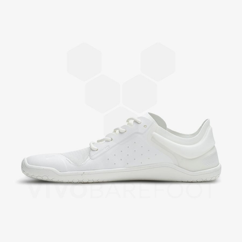 Zapatillas Running Carretera Vivobarefoot Primus Lite III Hombre Blancas | CL393JE