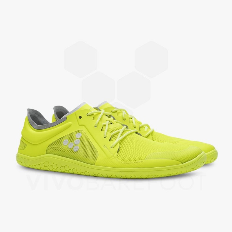 Zapatillas Running Carretera Vivobarefoot Primus Lite III Hombre Amarillo | CL392KW