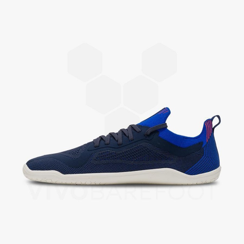 Zapatillas Running Carretera Vivobarefoot Primus Lite Knit Hombre Azul Marino | CL389NN