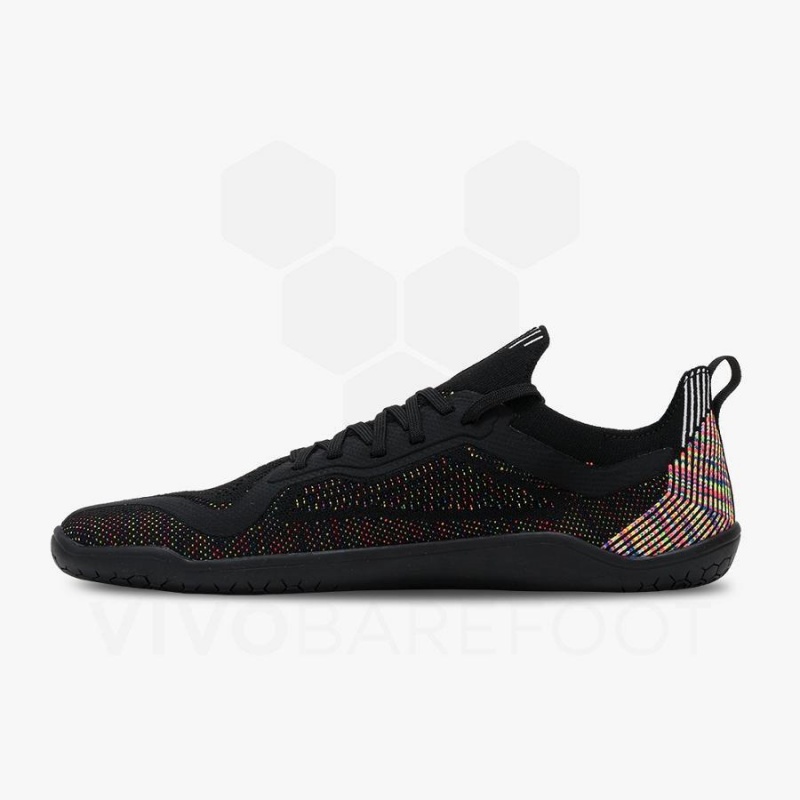 Zapatillas Running Carretera Vivobarefoot Primus Lite Knit Hombre Obsidian | CL383TL