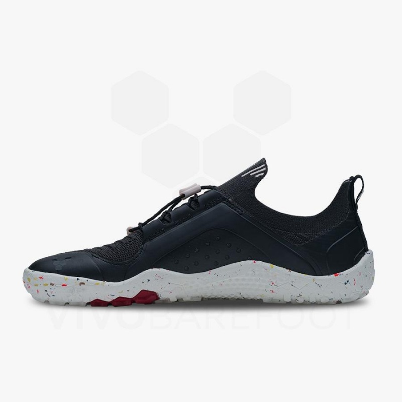 Zapatillas Trail Running Vivobarefoot Primus Trail Knit FG Mujer Obsidian Rosas | CL202SZ