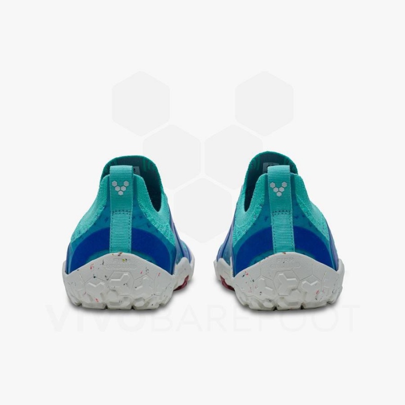 Zapatillas Trail Running Vivobarefoot Primus Trail Knit FG Mujer Azules | CL200UK