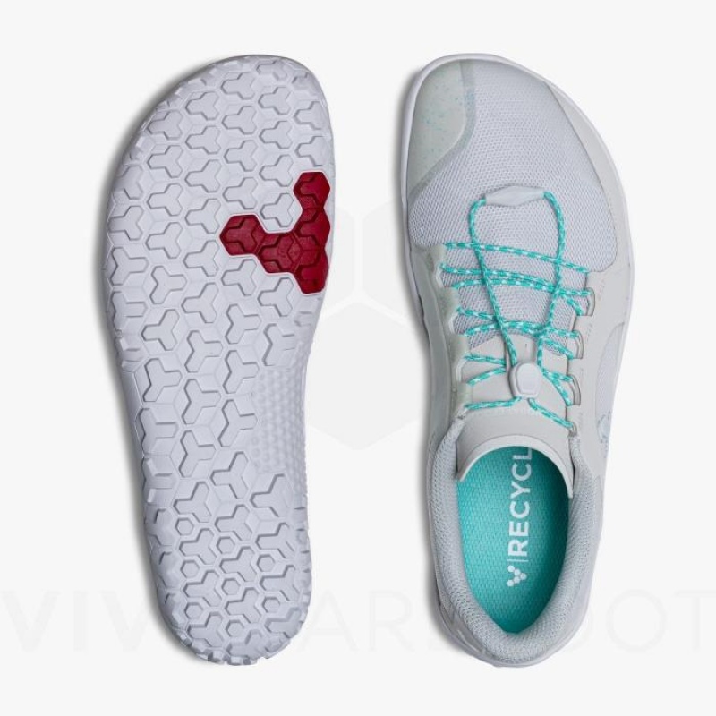 Zapatillas Trail Running Vivobarefoot Primus Trail II FG Mujer Plateadas | CL196YF