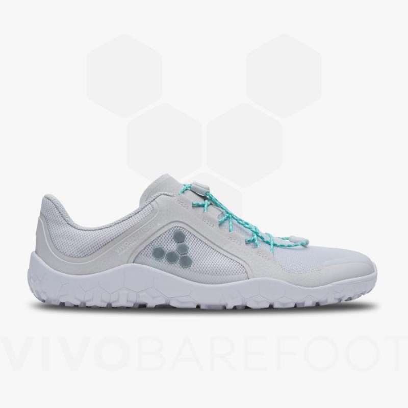 Zapatillas Trail Running Vivobarefoot Primus Trail II FG Mujer Plateadas | CL196YF