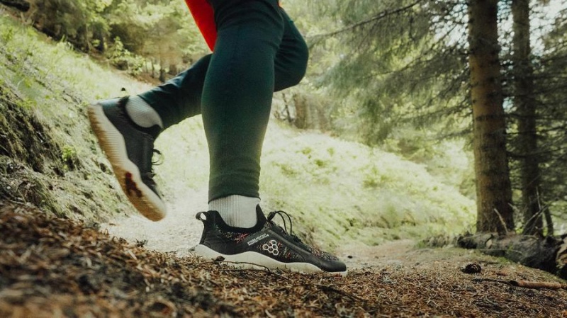 Zapatillas Trail Running Vivobarefoot Primus Trail Knit FG Hombre Negras | CL368IR