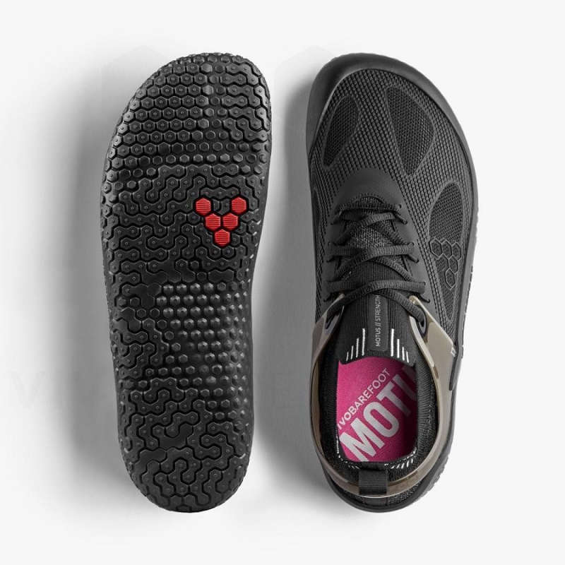 Zapatillas Training Vivobarefoot Motus Strength Mujer Obsidian | CL187HT