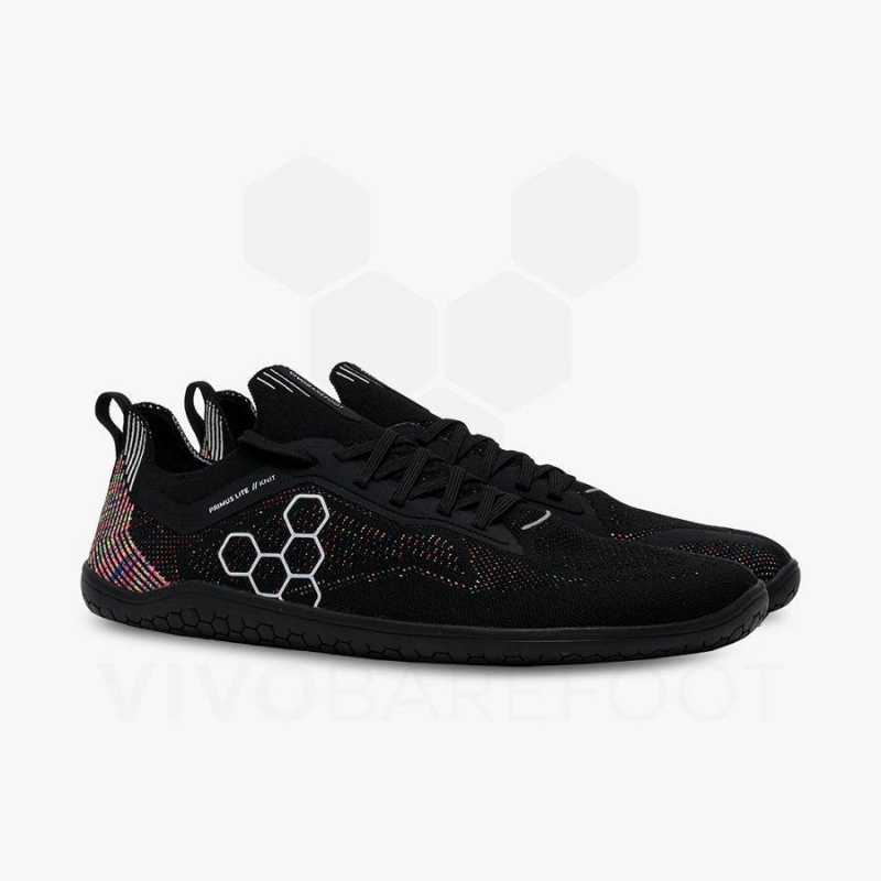 Zapatillas Training Vivobarefoot Primus Lite Knit Hombre Obsidian | CL339LQ