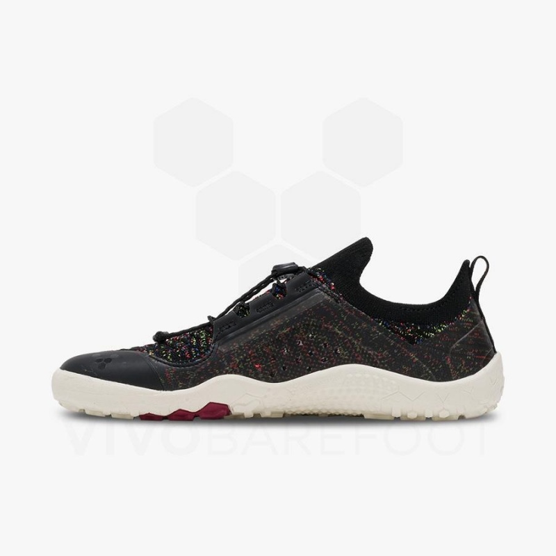 Zapatillas Training Vivobarefoot Primus Trail Knit FG Mujer Negras | CL158KW