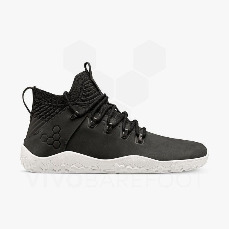 Zapatillas de Senderismo Vivobarefoot Magna FG Hombre Obsidian Blancas | CL420IR