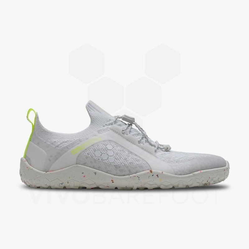 Zapatillas de Senderismo Vivobarefoot Primus Trail Knit FG Mujer Plateadas | CL261LQ