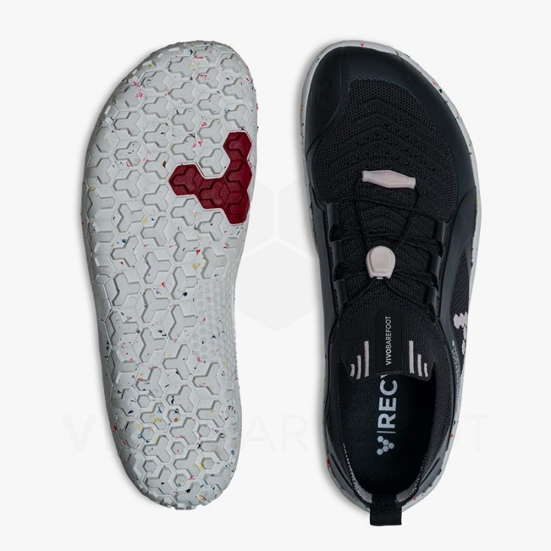 Zapatillas de Senderismo Vivobarefoot Primus Trail Knit FG Mujer Obsidian Rosas | CL260MM