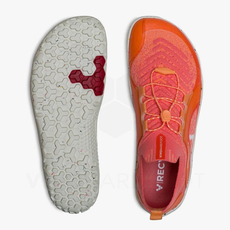 Zapatillas de Senderismo Vivobarefoot Primus Trail Knit FG Mujer Rojas | CL259NN