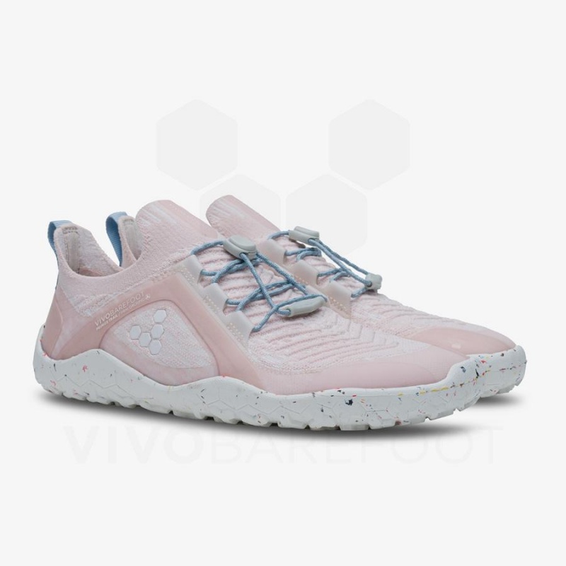 Zapatillas de Senderismo Vivobarefoot Primus Trail Knit FG Mujer Rosas | CL257PV