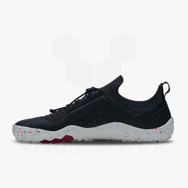 Zapatillas de Senderismo Vivobarefoot Primus Trail Knit FG Hombre Obsidian Blancas | CL433VJ