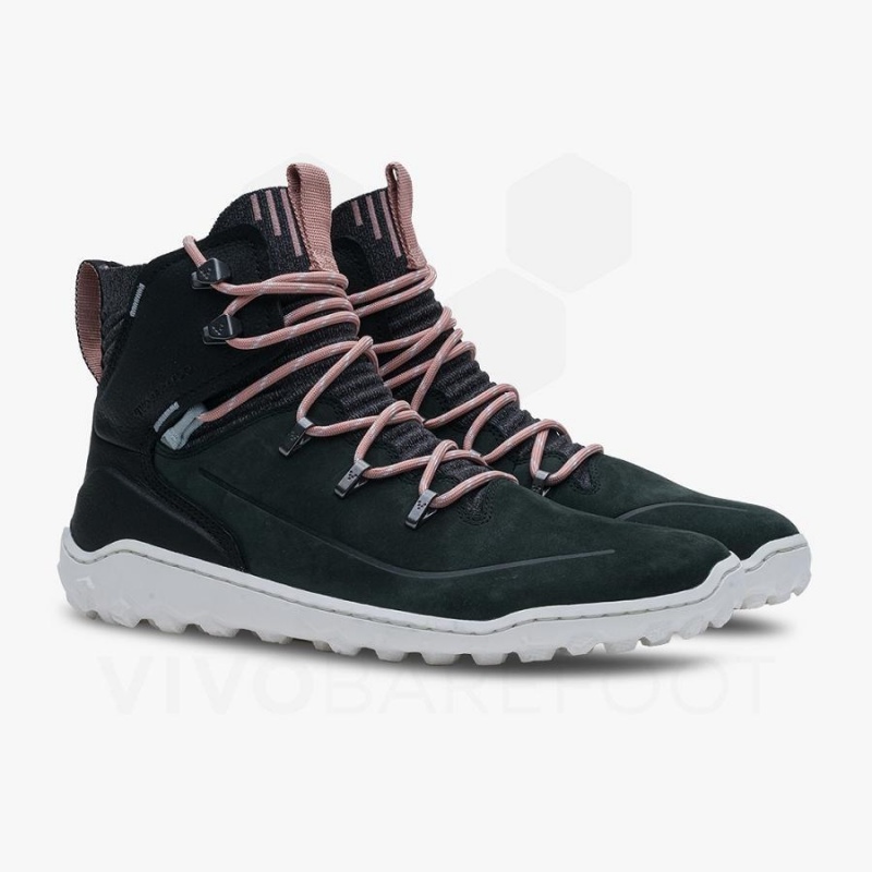 Zapatillas de Senderismo Vivobarefoot Tracker Decon FG2 Mujer Obsidian Rosas | CL268EI