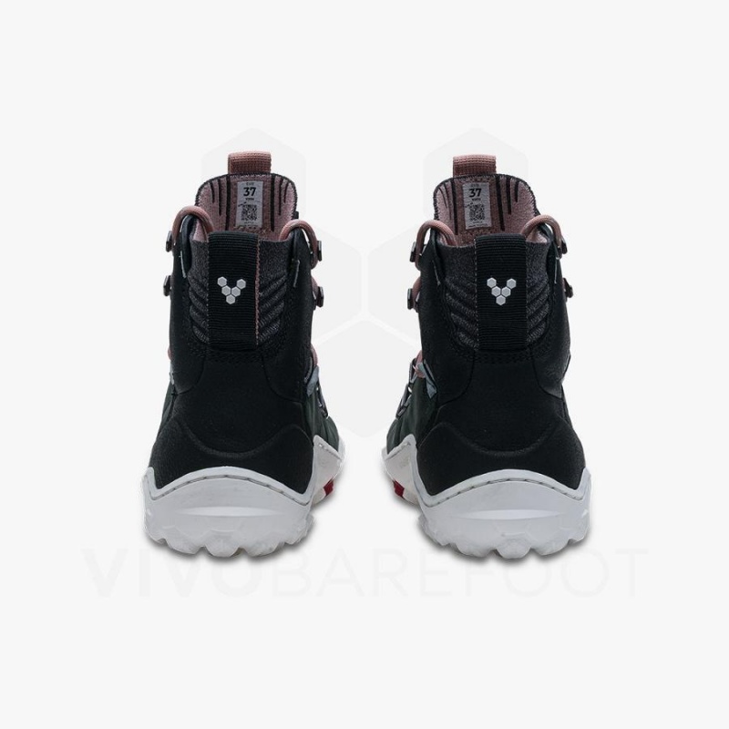 Zapatillas de Senderismo Vivobarefoot Tracker Decon FG2 Mujer Obsidian Rosas | CL268EI