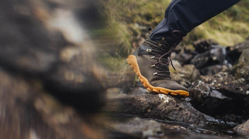 Zapatillas de Senderismo Vivobarefoot Tracker Forest Esc Mujer Obsidian | CL237JE