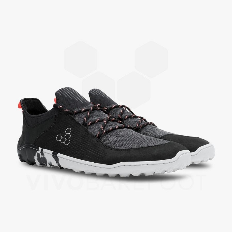 Zapatillas de Senderismo Vivobarefoot Tracker Decon Low FG2 Mens Mujer Obsidian | CL235LQ